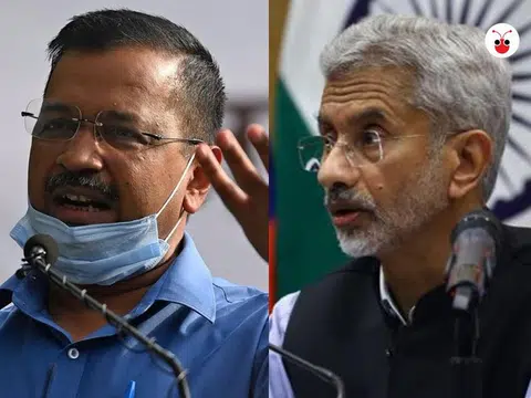 针对印度新德里首席部长凯吉里瓦尔（左）的发言，印度外交部长苏杰生（右）抨击说，不该以不负责任的言论损害两国长期的伙伴关系。“新德里首席部长并不代表印度的立场。”（红蚂蚁制图）