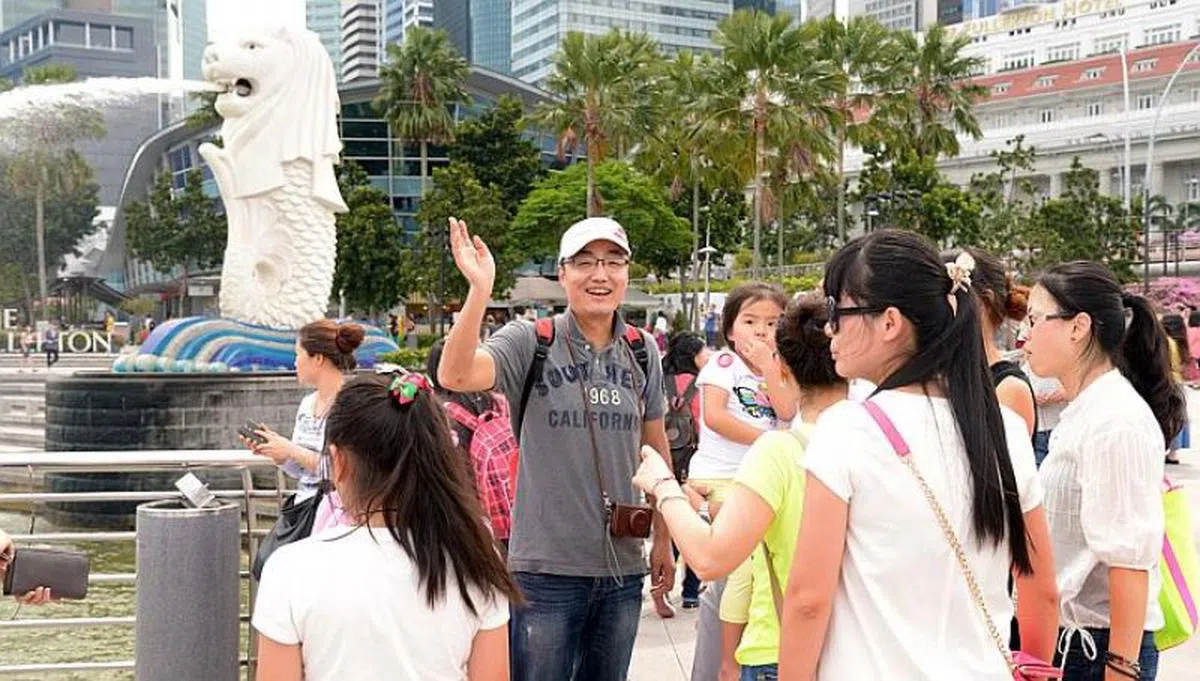  新加坡7月的中国游客人次创下新高。（互联网） 
