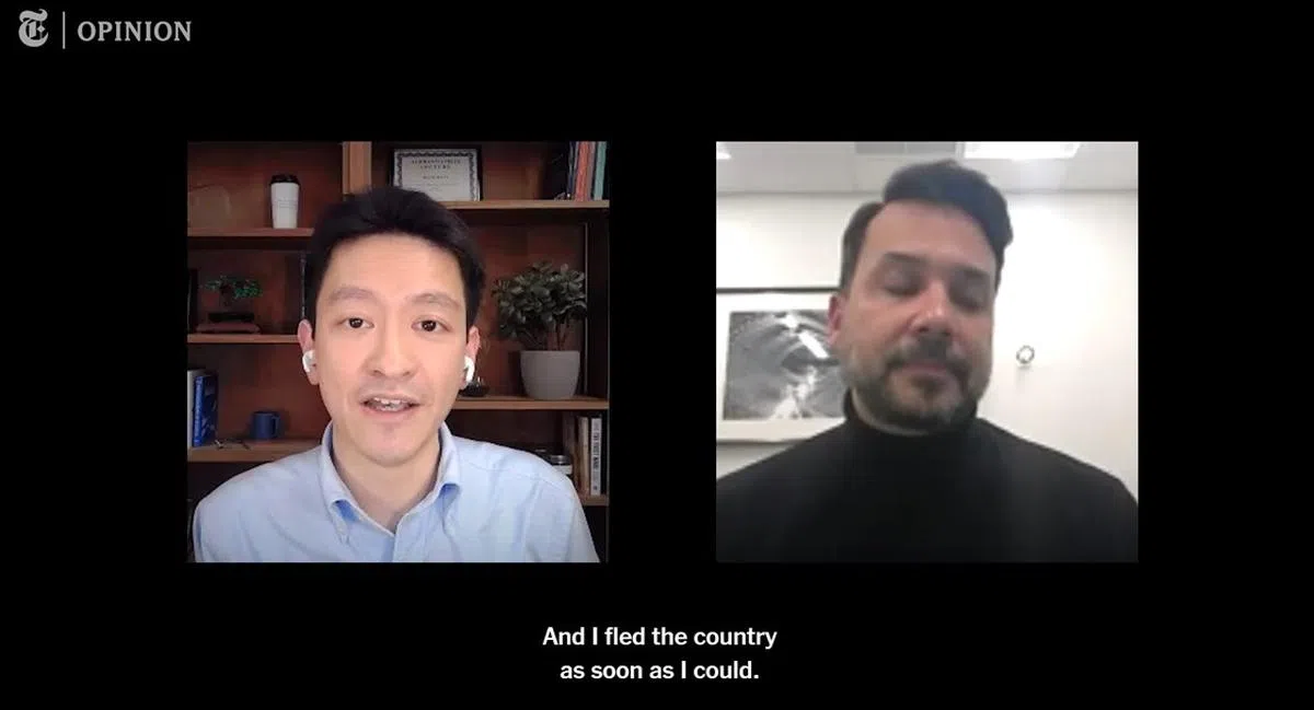 李绳武：“我尽早逃离新加坡。”（视频截图）