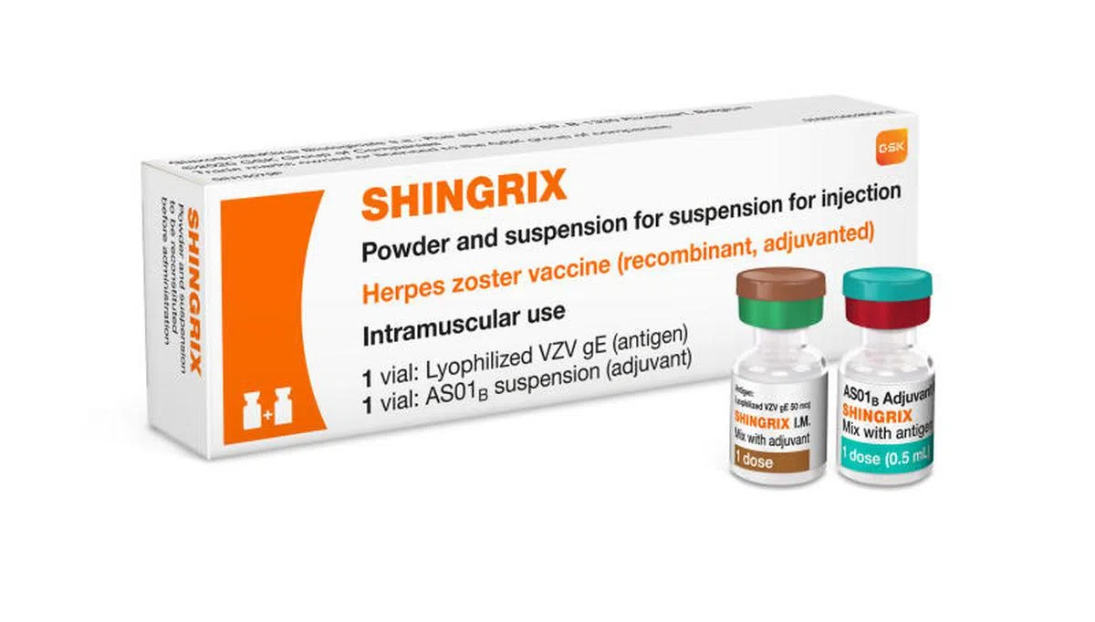 由制药公司葛兰素史克（GSK）生产的Shingrix，是目前唯一获我国卫生科学局批准，用于预防带状疱疹的疫苗。（GSK）