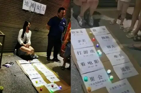 没想到“地摊女友”服务还这么周到。（小红书）