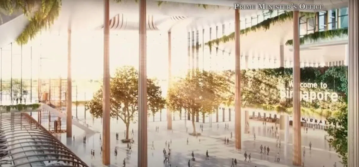 第五搭客大厦构想图。（视频截图）