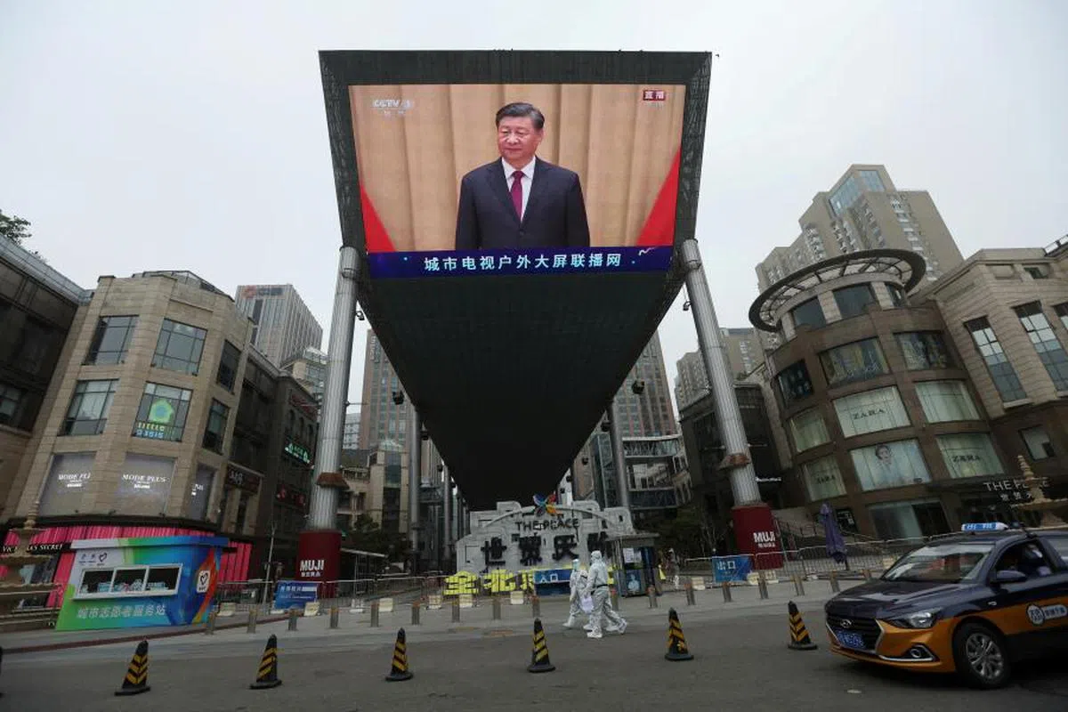 清零政策下随时可能到来的封城措施打击了商业信心。（路透社）