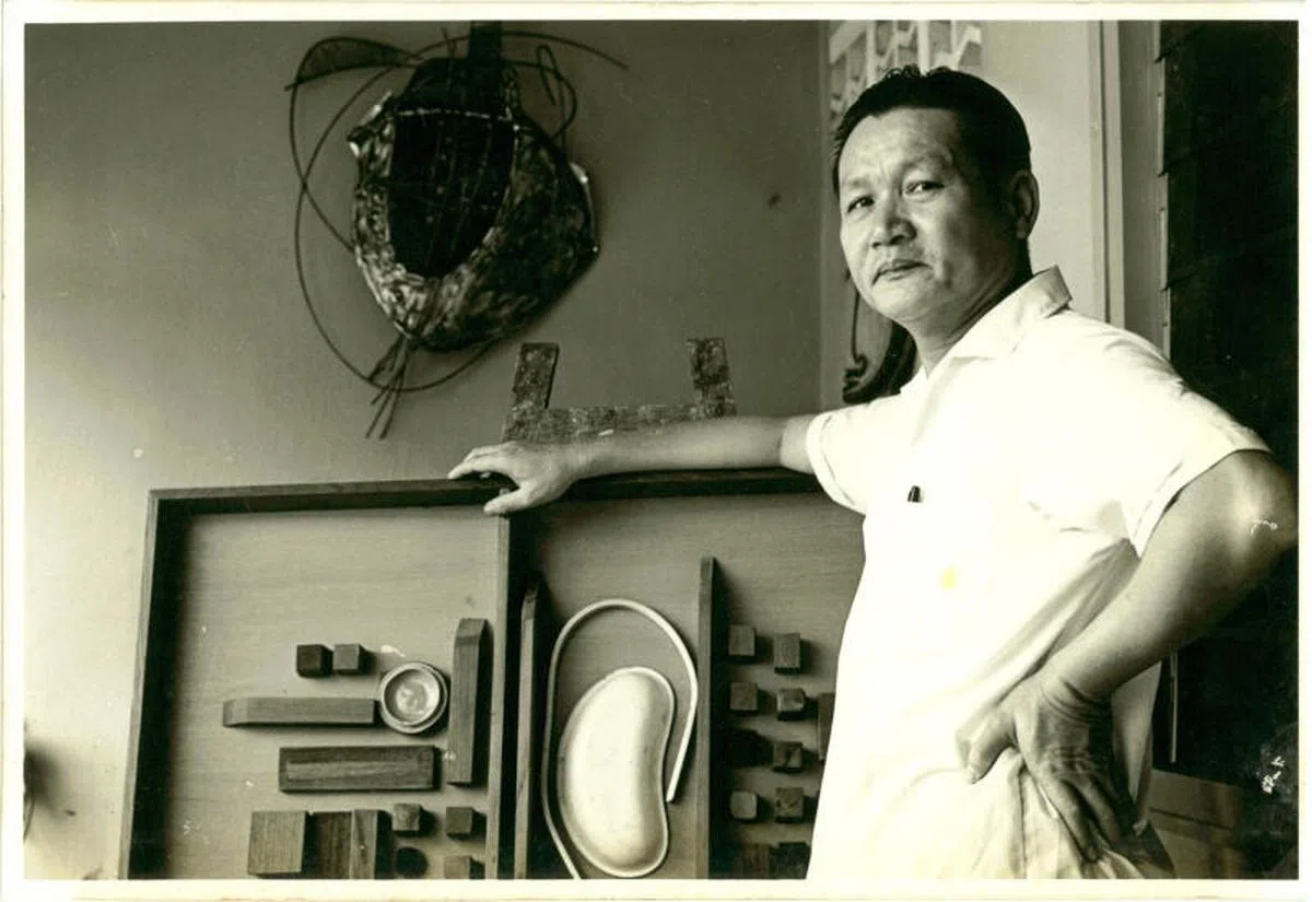  已故画家钟泗滨。（联合早报档案照） 