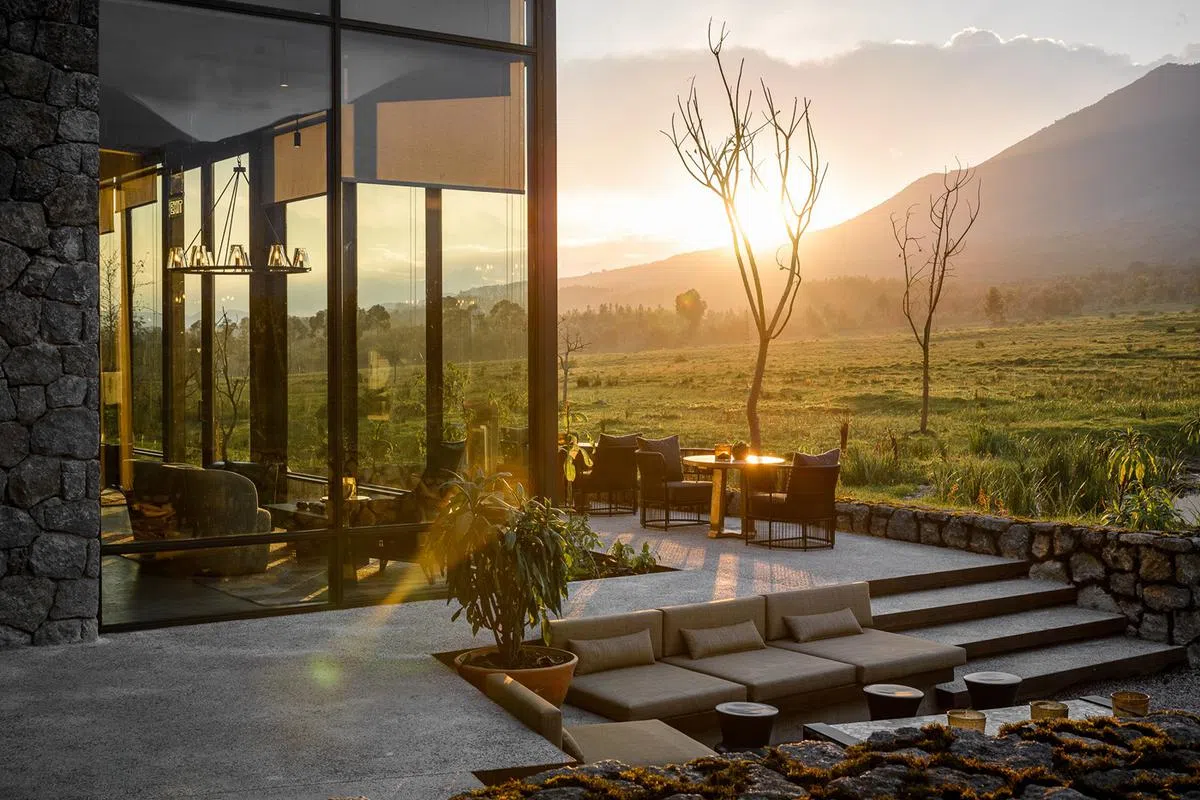 位于卢旺达国家公园边上的奢华度假酒店。（Singita Kwitonda Lodge）