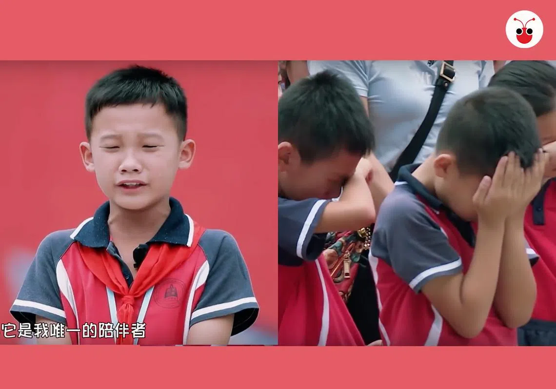 （综艺节目《少年说》截图）