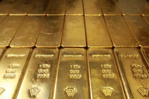 有数据显示，新加坡金管局今年买入的黄金数量在全球央行中排名第三多。（联合早报）