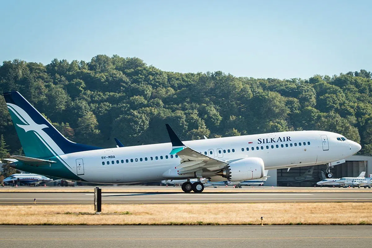  胜安的737MAX-8依然不停飞。（胜安航空） 