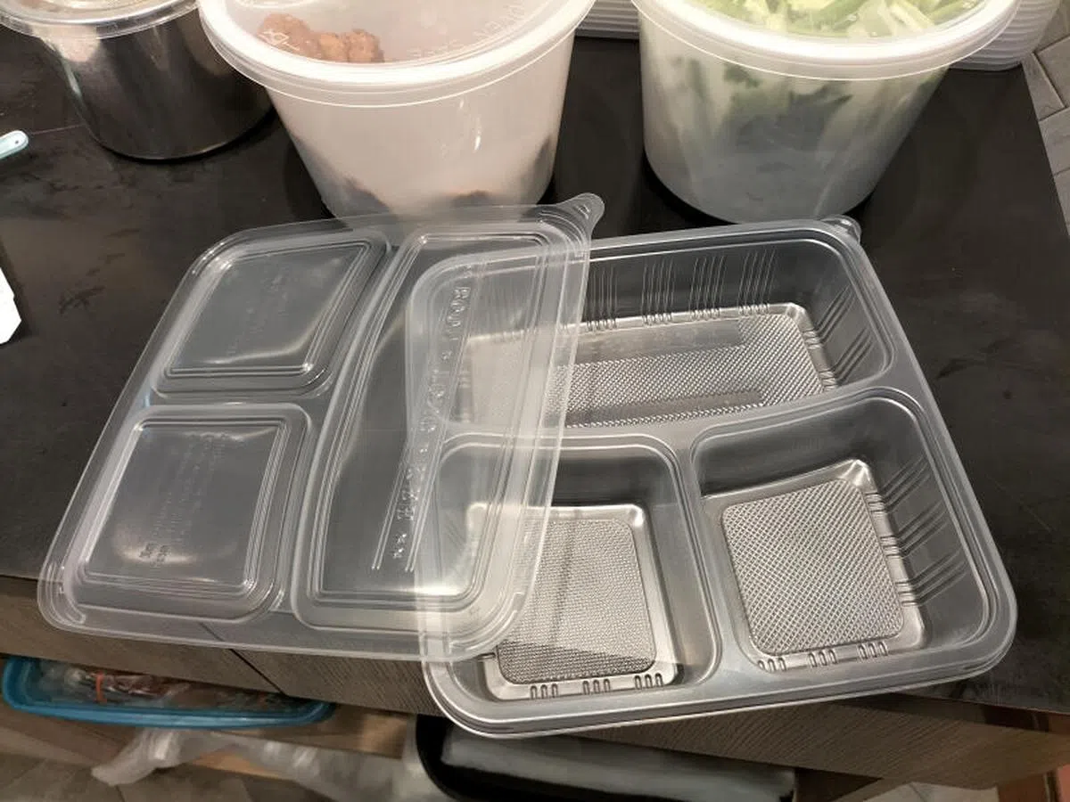 外带使用的盒子。（新明日报）
