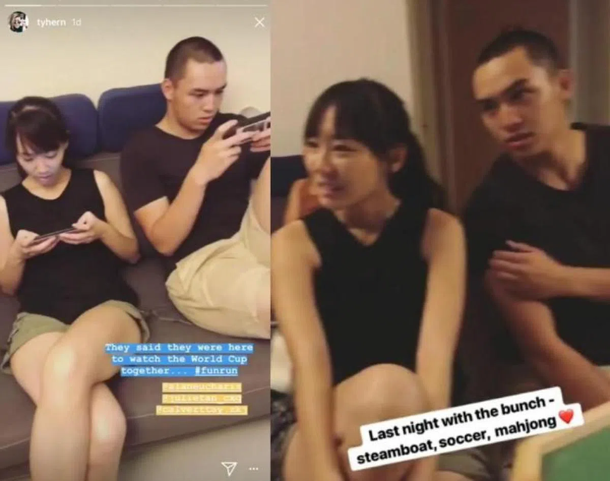  18岁的郑凯介与26岁的陈欣淇传出姐弟恋。（互联网） 