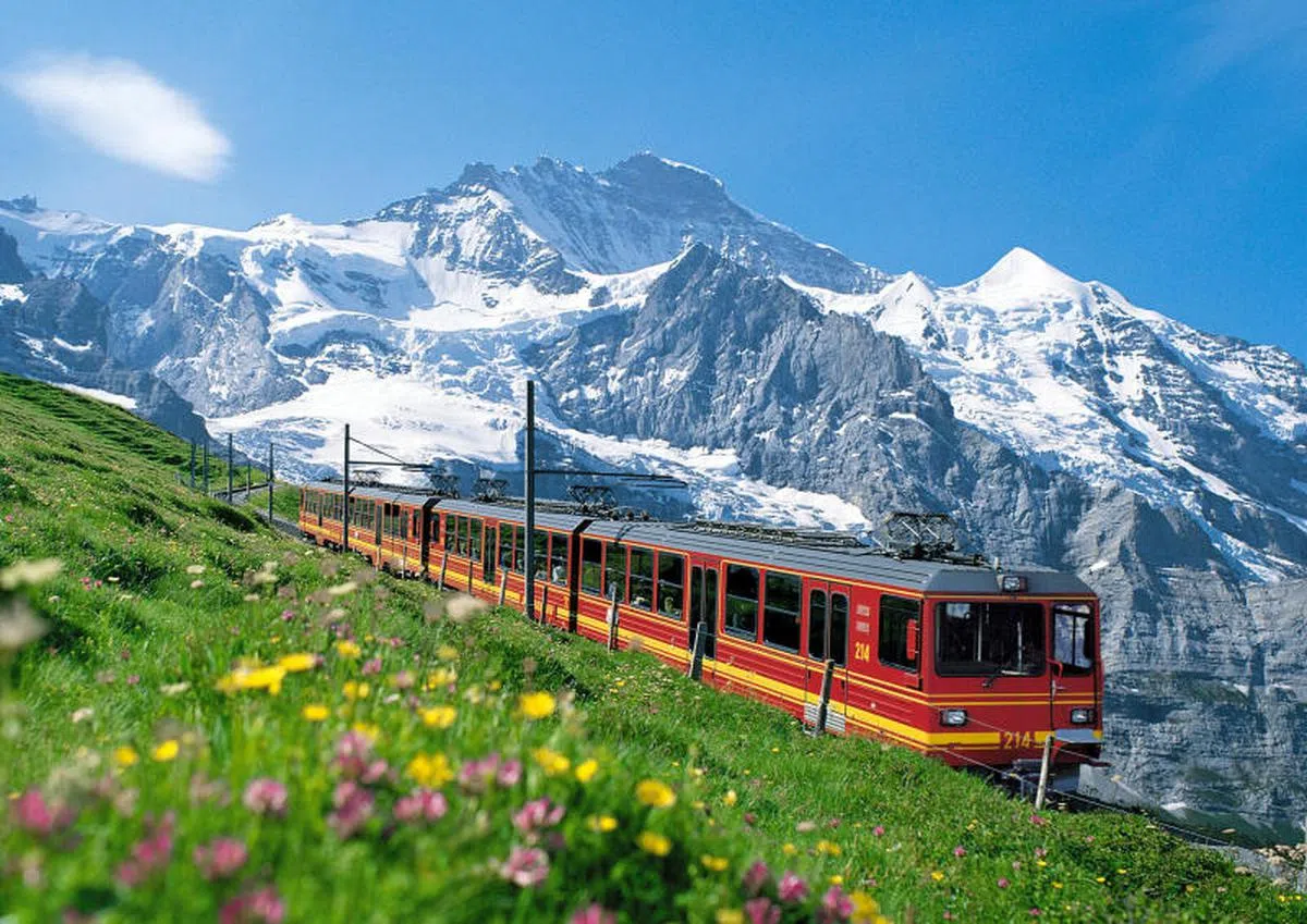 少女峰。（Jungfraujoch railway）
