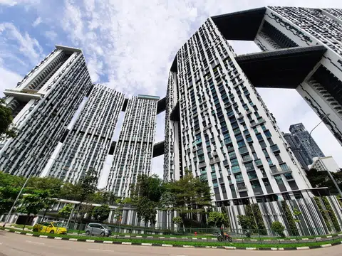 达士岭（Pinnacle@Duxton）一个46楼的四房式组屋单位在2023年10月底以141万元的价格转手。（商业时报）