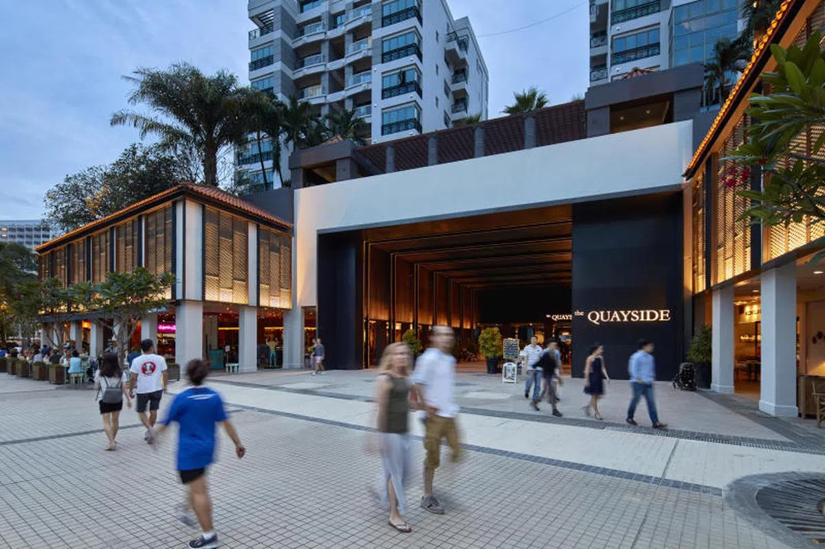 位于罗拔申码头的The Quayside公寓，集餐厅、酒吧、酒店和私人俱乐部于一身。（AARON POCOCK）