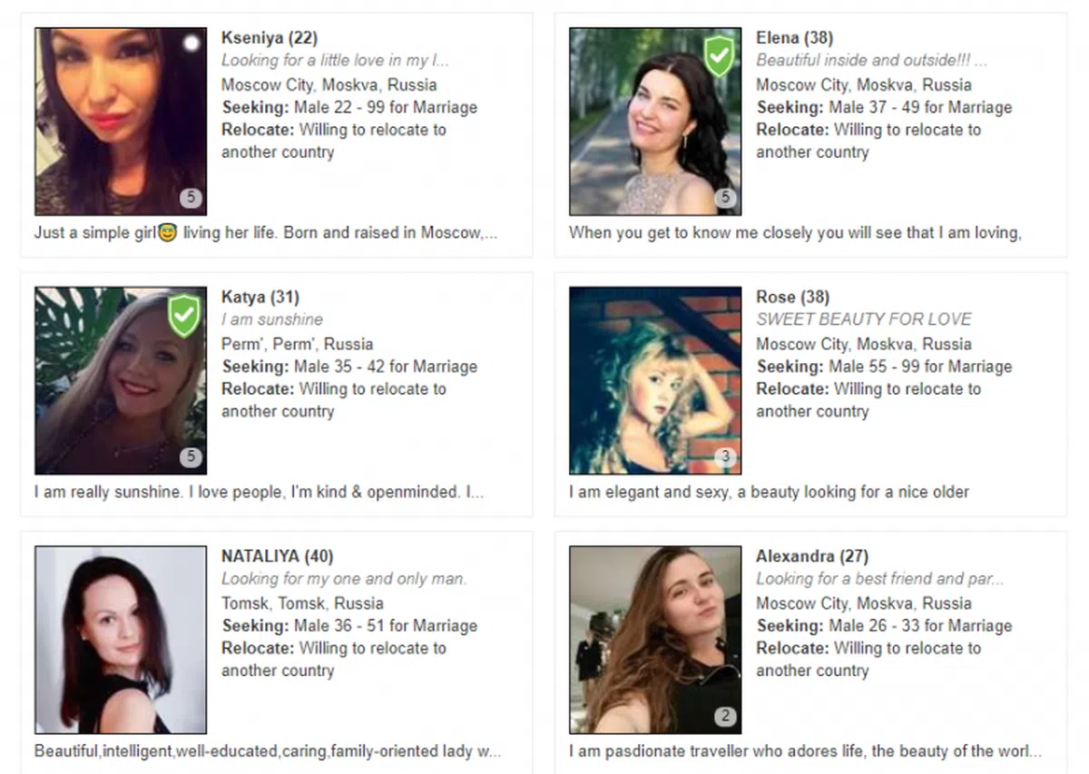  俄罗斯邮寄新娘。（互联网） 