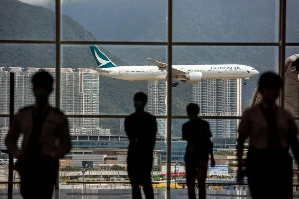 香港目前仍是全球防疫措施最为严格的经济体之一。（法新社）
