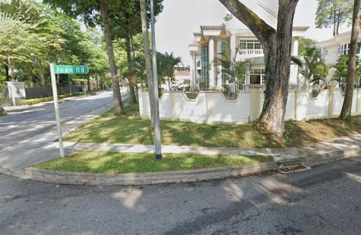 汤申路旁的贞安路（Joan Road）。（谷歌地图）