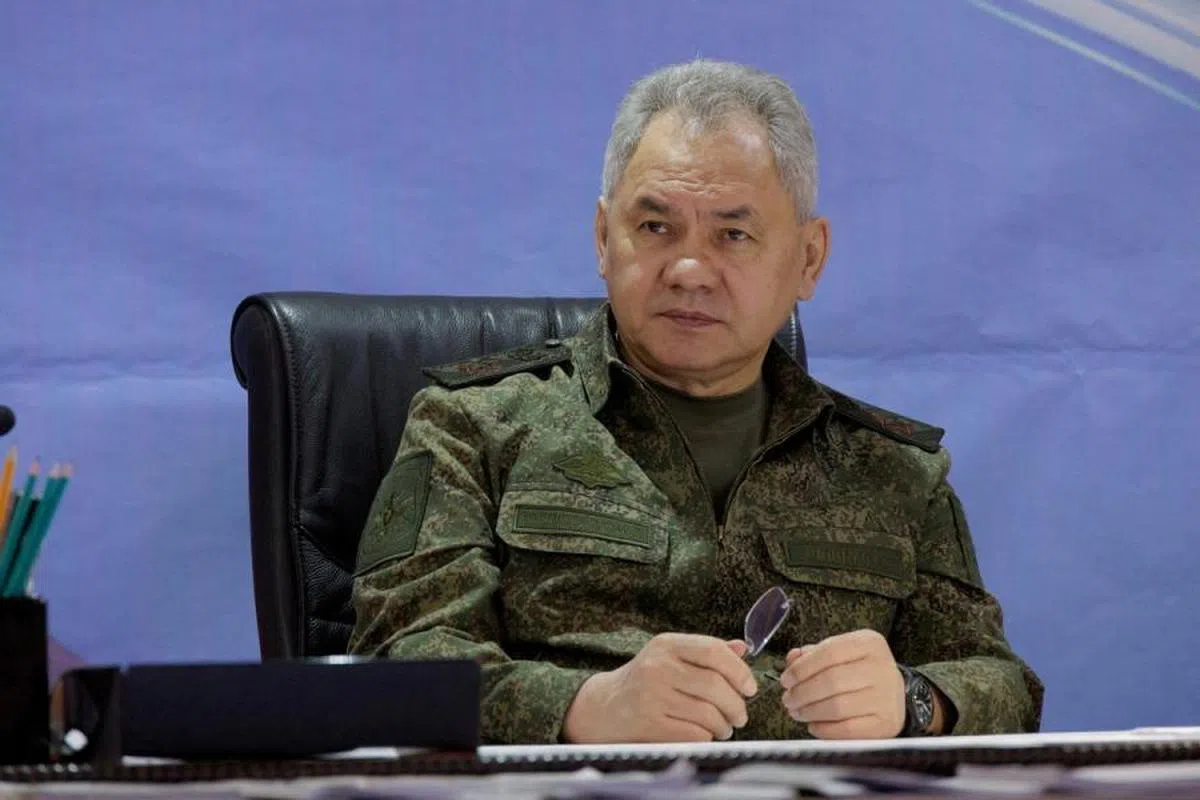 兵变落幕后，绍伊古仍出现在俄罗斯国防部的视频被认为是他尚未失势的迹象。（路透社）