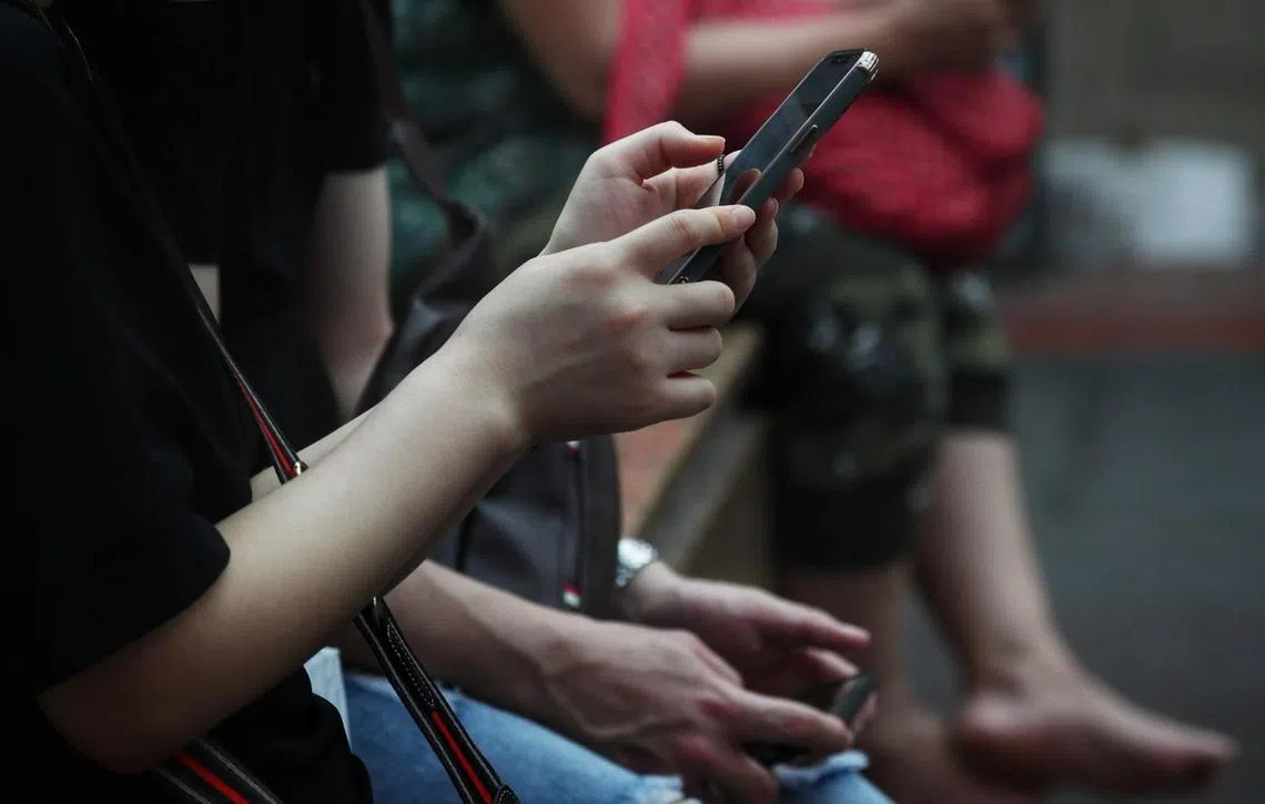 每当市场上出现最新款的手机型号，一些用户就按捺不住，必须得购买一台。（海峡时报）