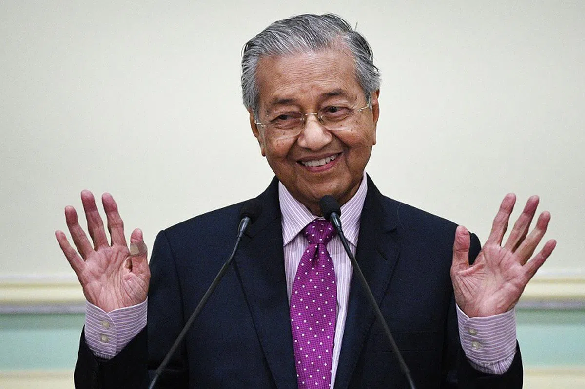  马哈迪。（法新社） 