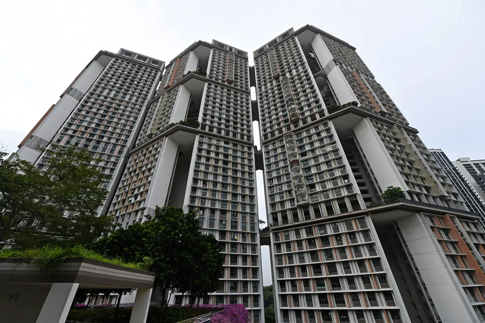 楼高47层的杜生庄组屋（Skyville@Dawson）。