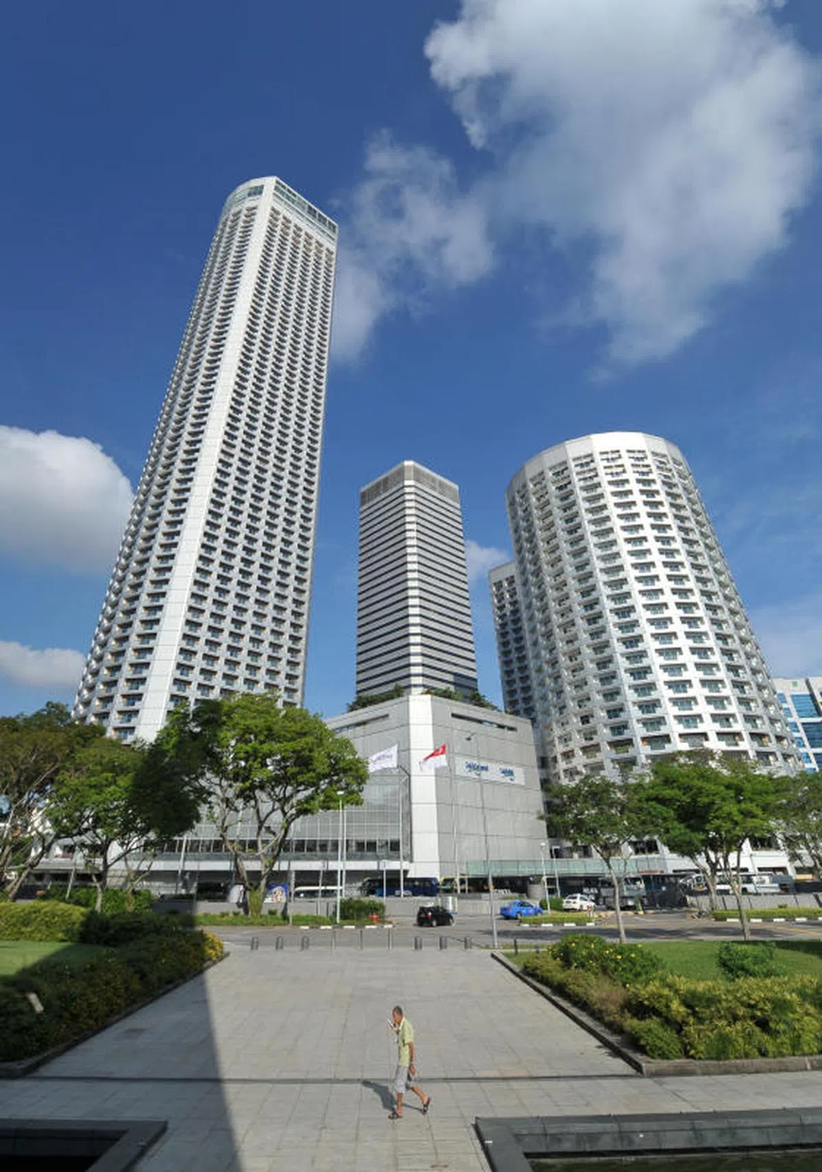  来福士城（Raffles City）。（海峡时报） 