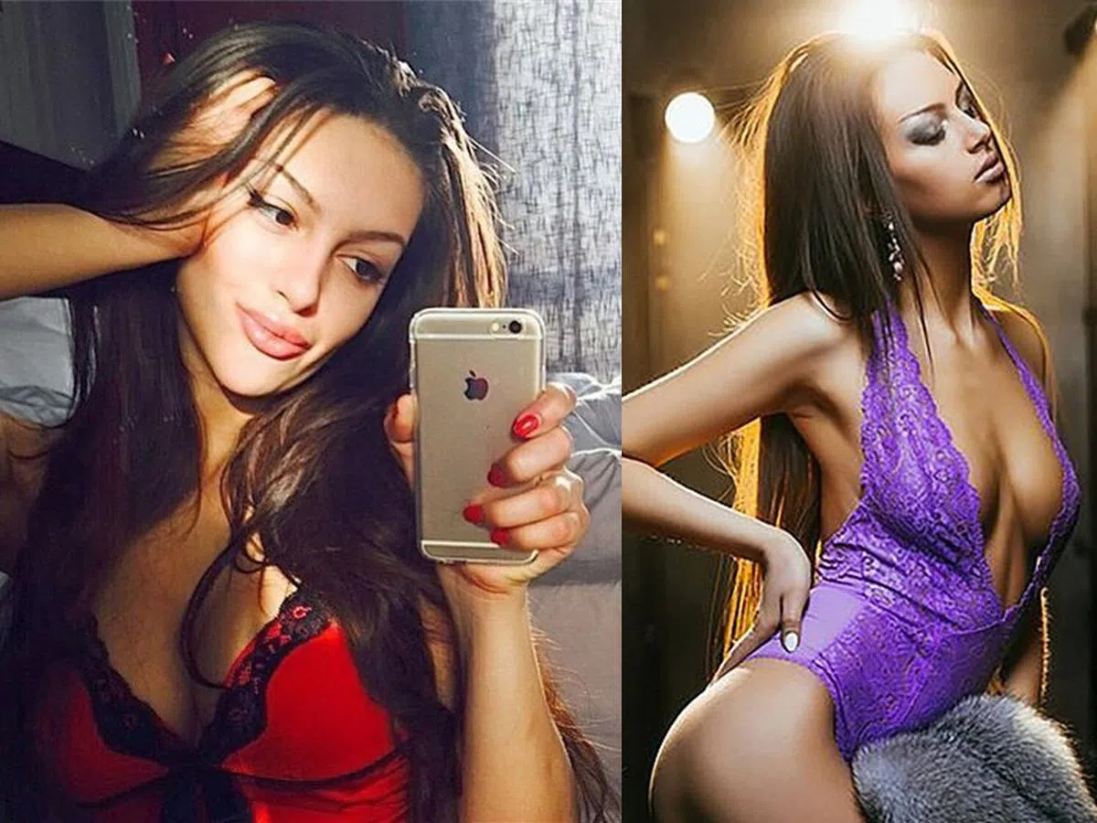  沃沃蒂娜在社交媒体Instagram上载了许多大尺度的性感照。（互联网） 