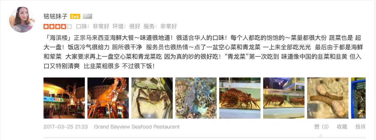  （大众点评） 