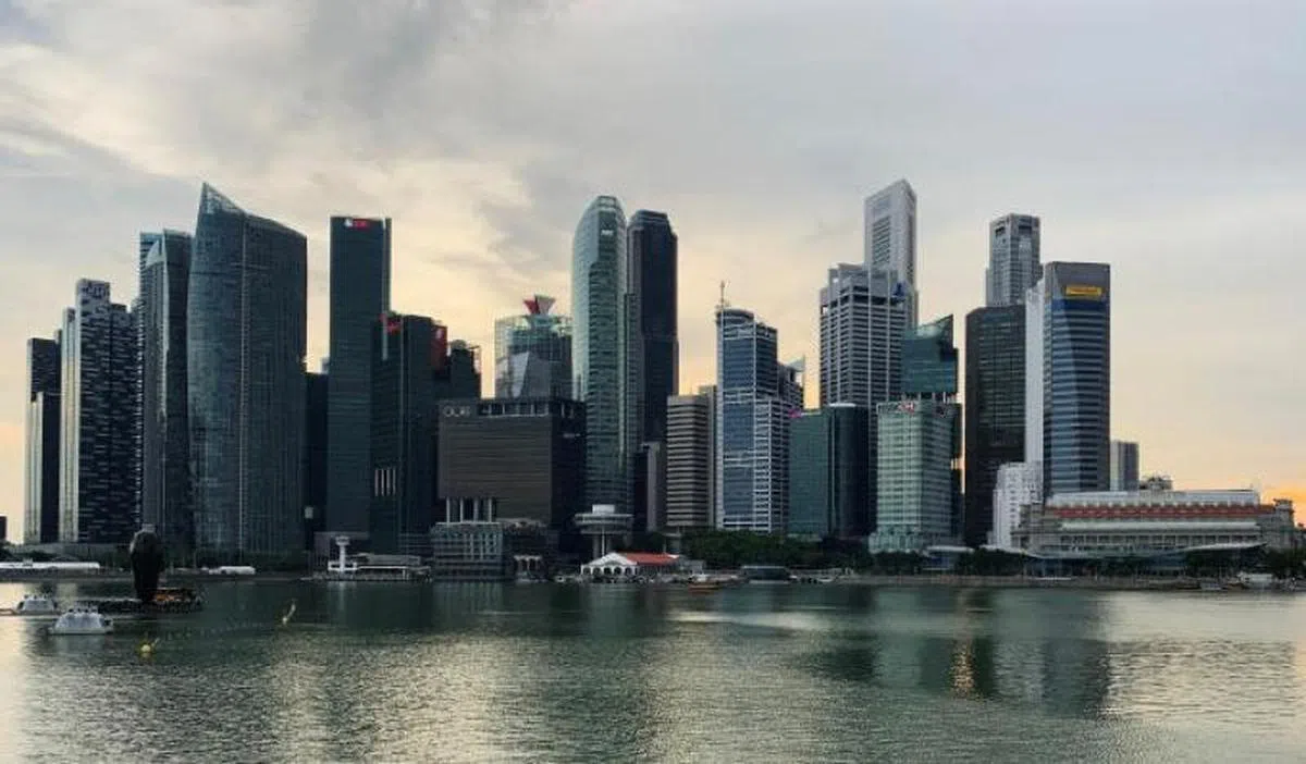  新加坡商业中心。（路透社） 