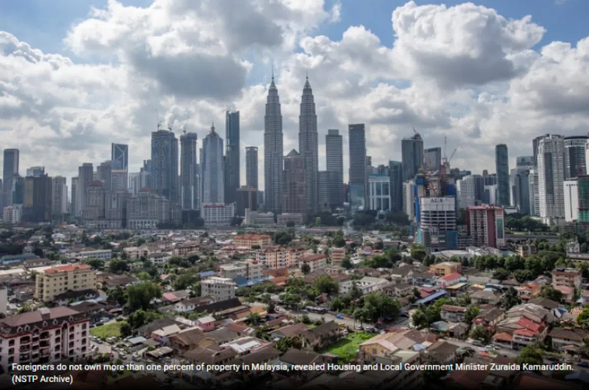  外国人在马来西亚购置的产业只占房地产总量的1%。（New Straits Times） 