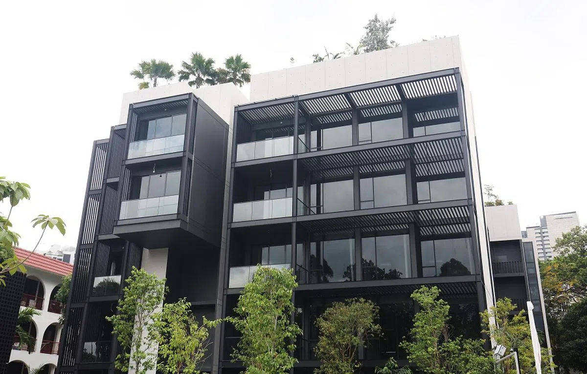 乌节路私宅碧薇苑。（联合早报）