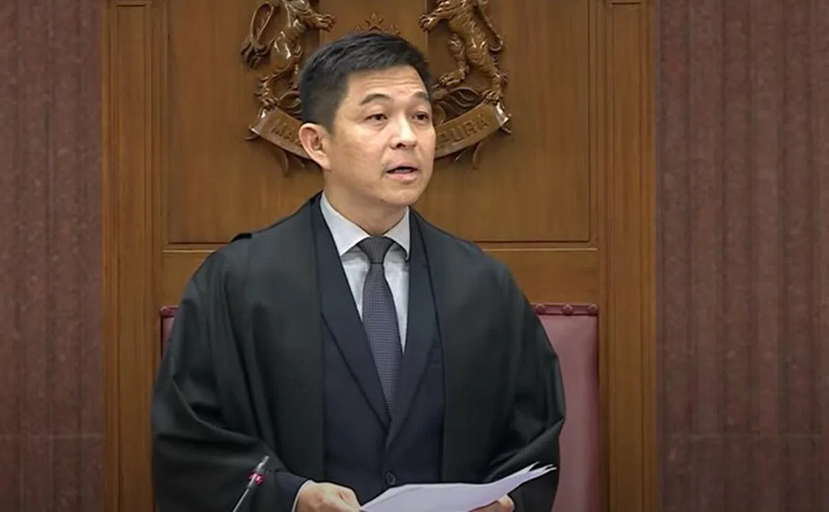 国会议长陈川仁。（通讯及新闻部国会直播视频截图）