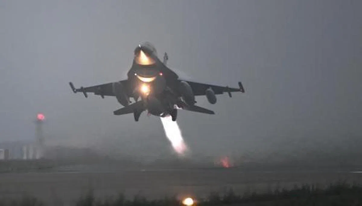  KF-16战斗机。（韩联社） 