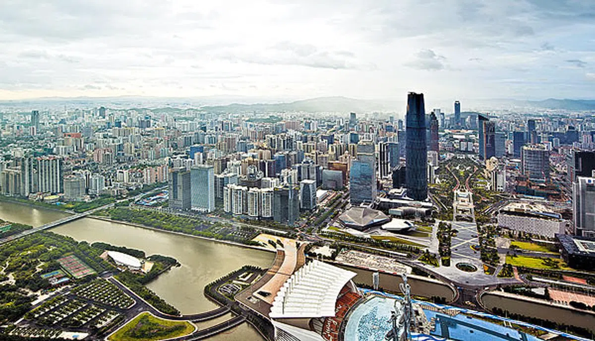  中国广东的珠三角。（互联网） 