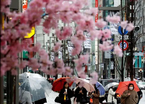 日本东京。（法新社）