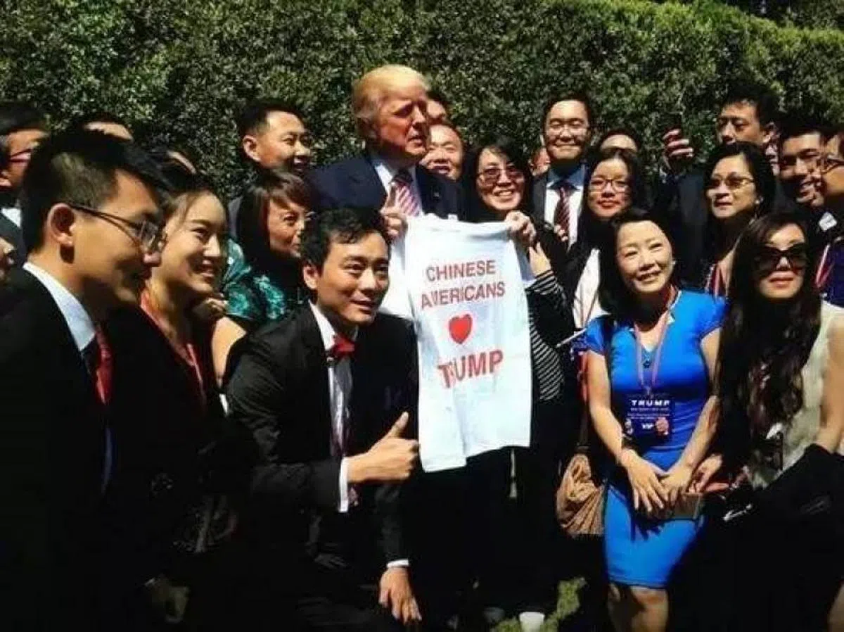  特朗普的美国华裔支持者。（中华儿女） 