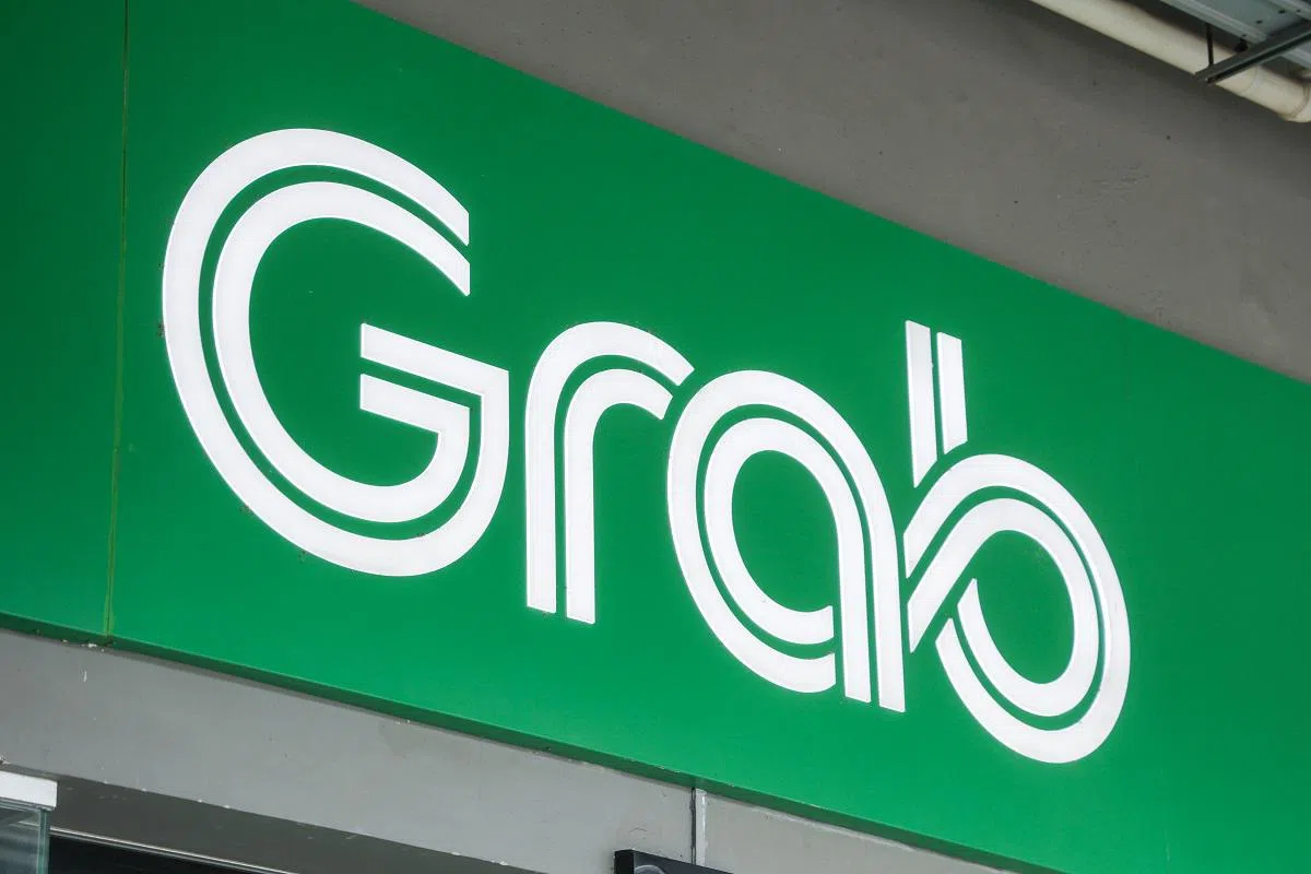 私召车应用与送餐服务商Grab控股公司的标志。（联合早报）