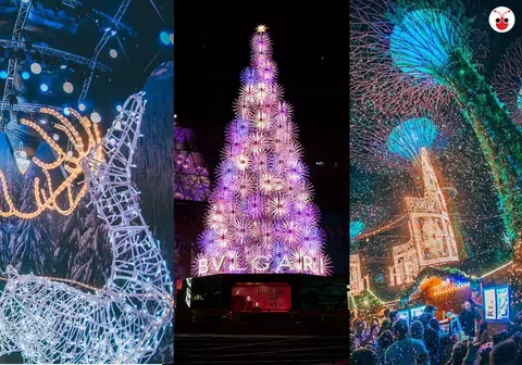 这个12月份可以到新加坡各处欢庆圣诞节。（叶安琪制图）