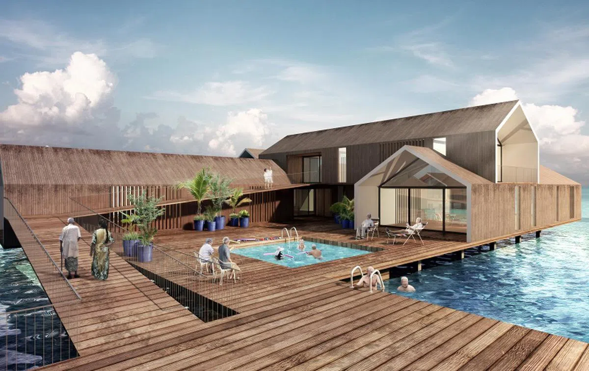  连氏基金建议的“奎笼村”构想图。（连氏基金） 