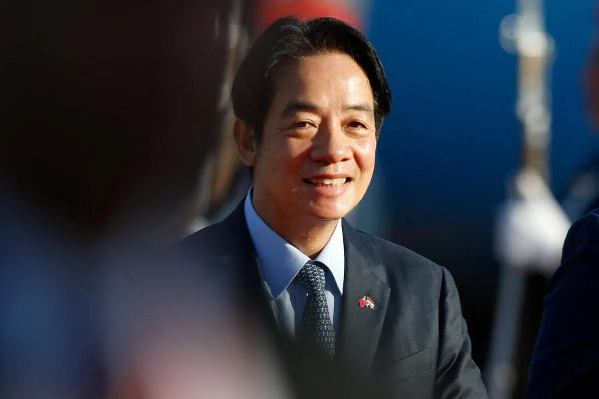 赖清德在台湾总统大选的民调领跑。（路透社）