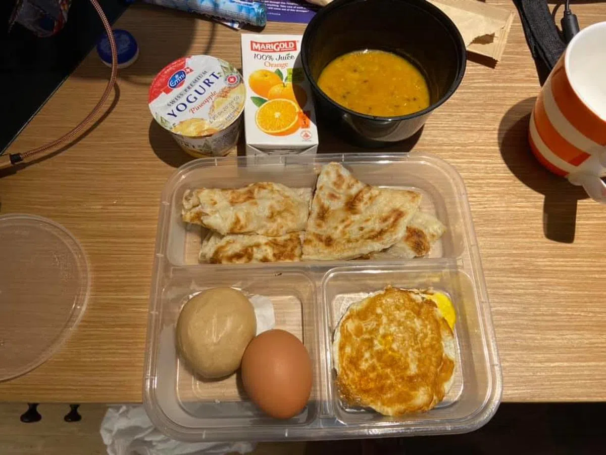  早餐看起来也是相当丰富的。（Hoo Kin Hoe面簿） 