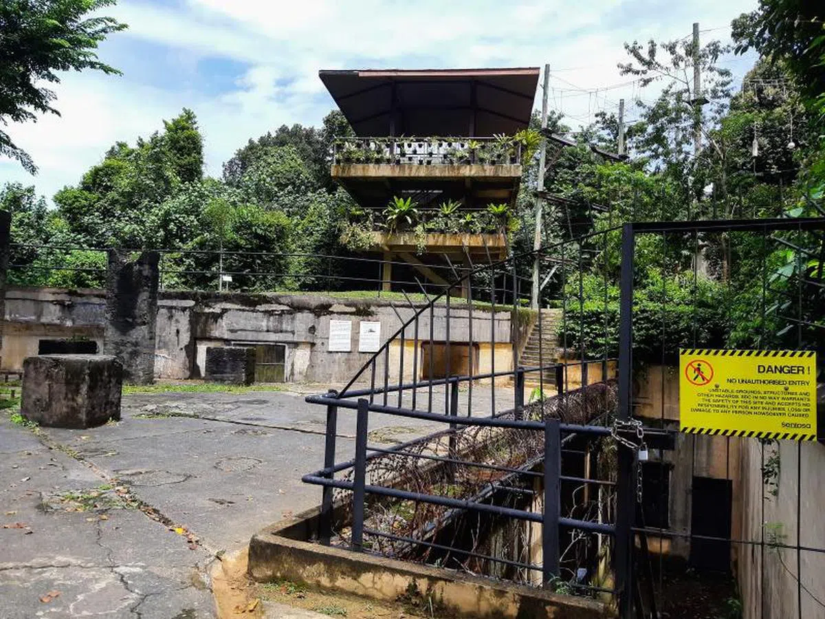  英比奥山上的堡垒遗迹。（圣淘沙官网） 