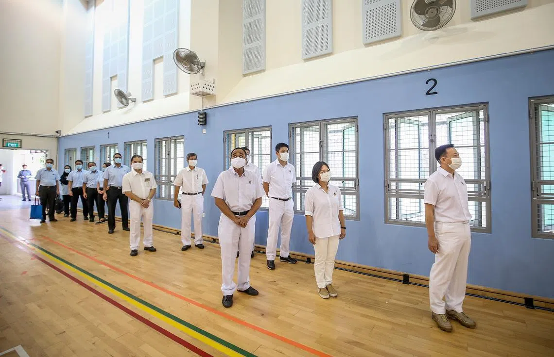 提名站内的政党候选人。（联合早报）