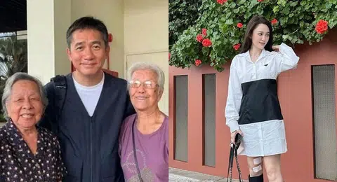 影帝梁朝伟和女星陈乔恩近期都来到新加坡。（取自Instagram／红蚂蚁制图）