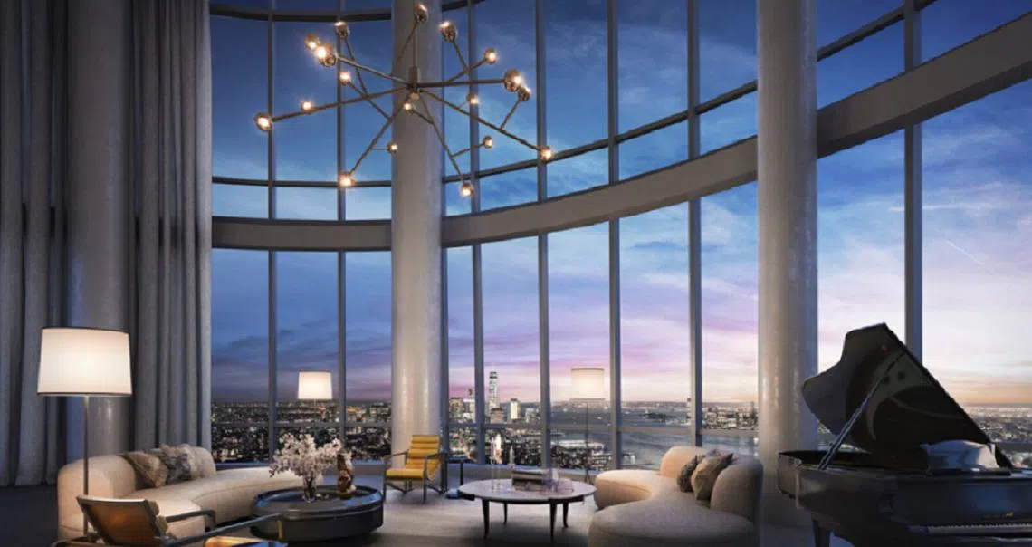 Concourse Skyline顶层豪宅。（Sotheby’s International Realty） 