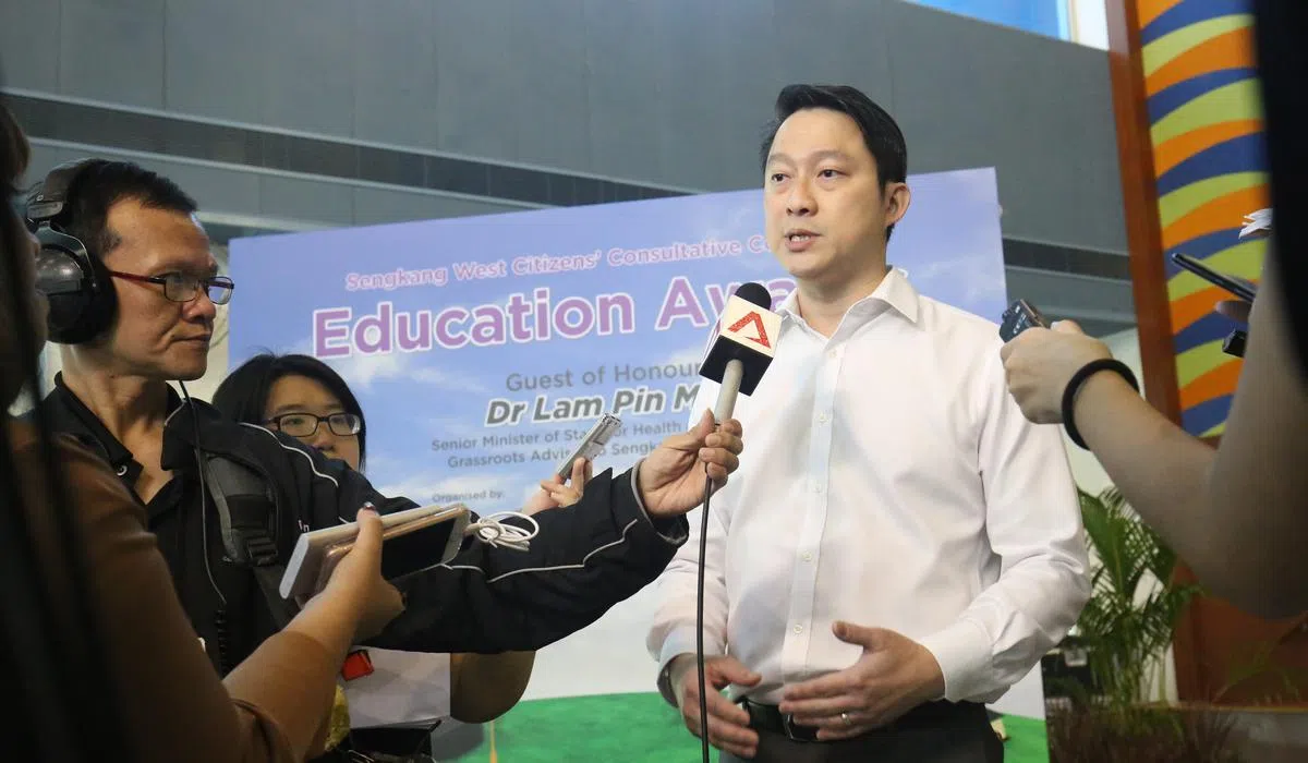  人民行动党盛港西议员蓝彬明医生。（联合早报 ） 
