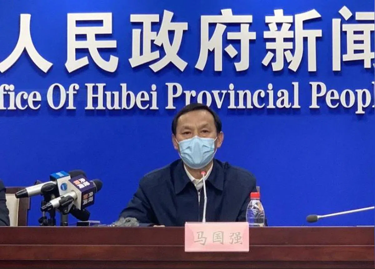  “深感内疚”的马国强。（互联网） 