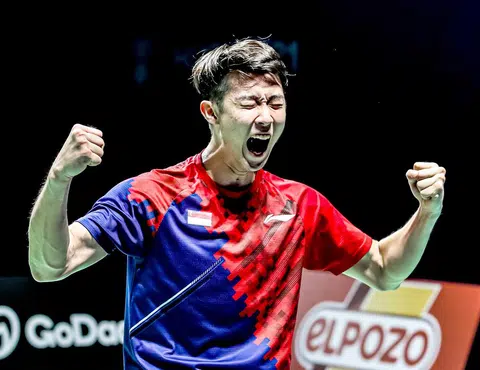 骆建佑在本届世锦赛中的表现对新加坡羽毛球运动将有长期的积极影响。（Badmintonphoto提供）