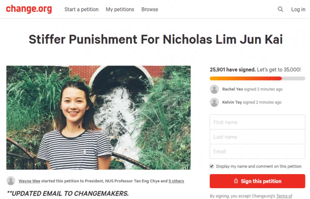  截至截稿时间已有2万5901人签署了联名信。（change.org） 