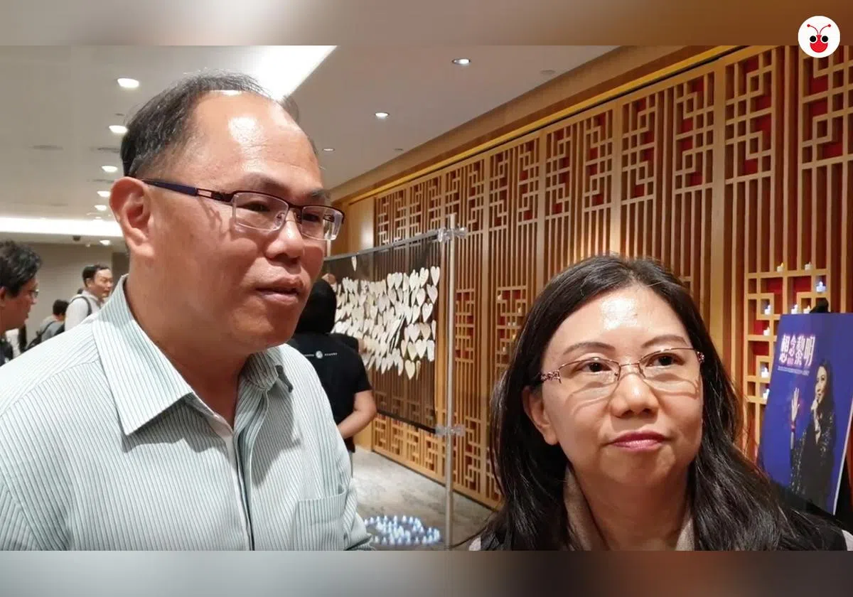  陈岳秋夫妇（视频截图） 