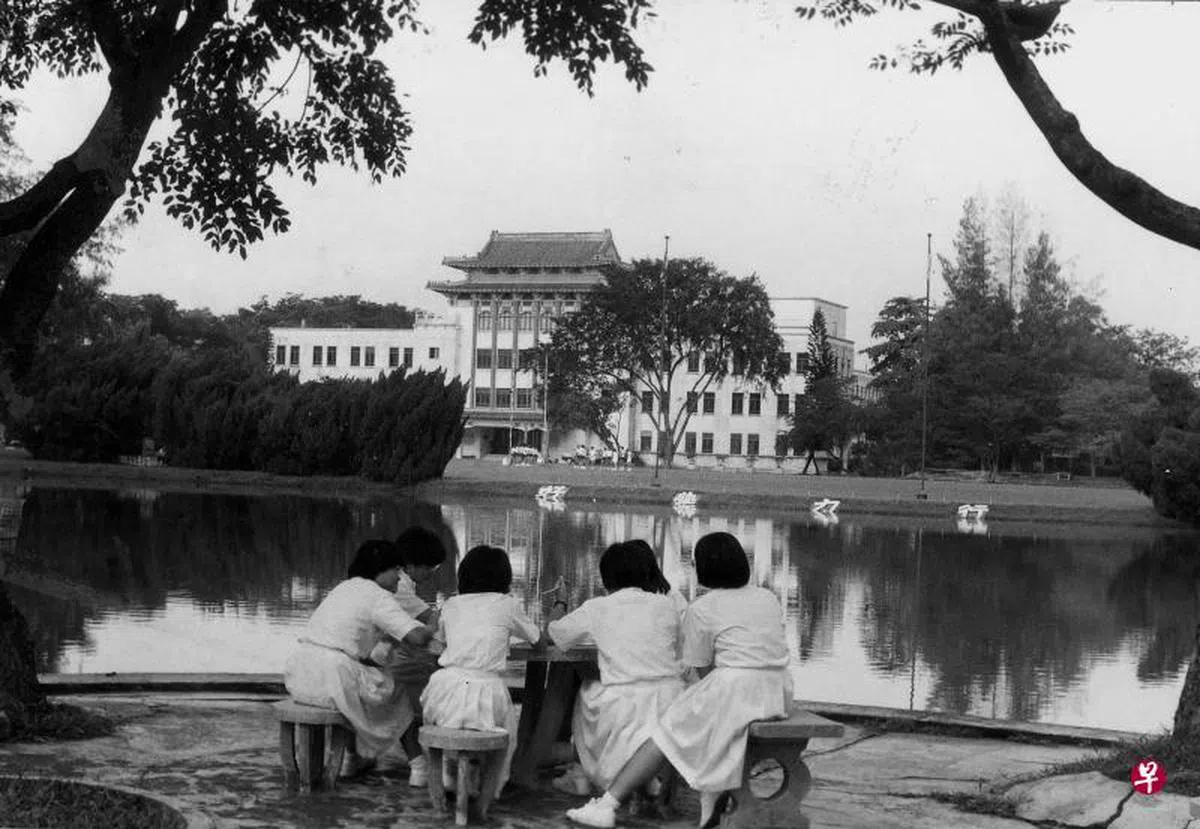  中正湖。（联合早报） 